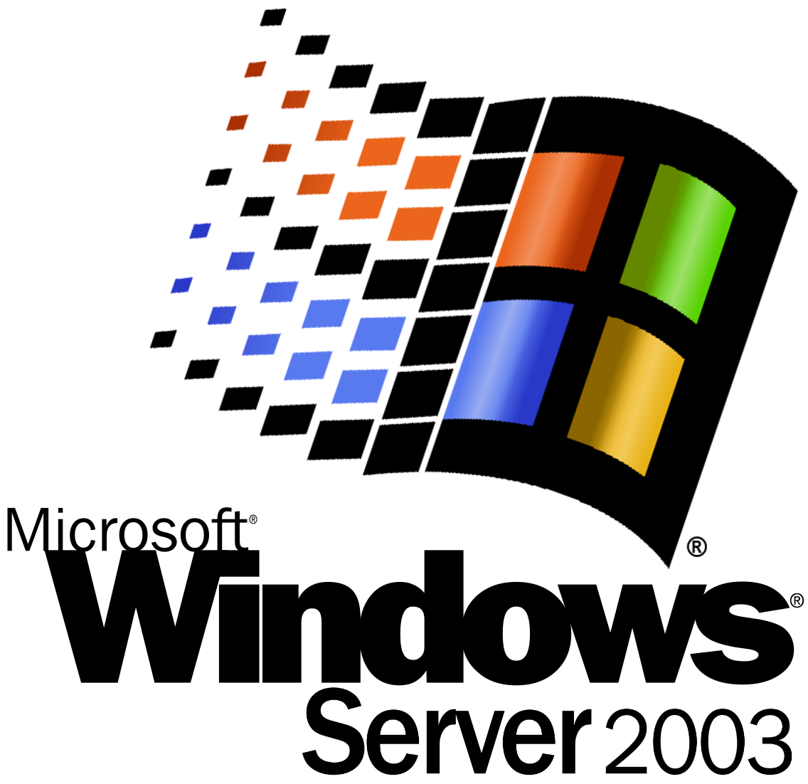 Microsoft Windows Server 2003 logo - 1990's style by MalekMasoud on ...
