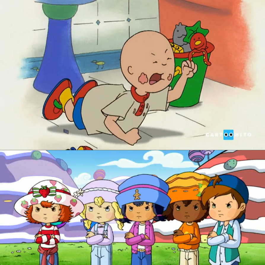 Deviantart Tantrum SBSC and Friends Hate Caillou's Temper Tantrum by MalekMasoud on DeviantArt