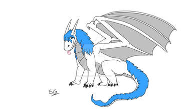 Lovely Dragoness - Colored