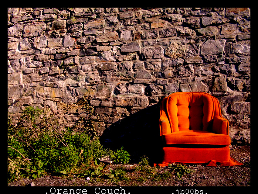 Orange Couch