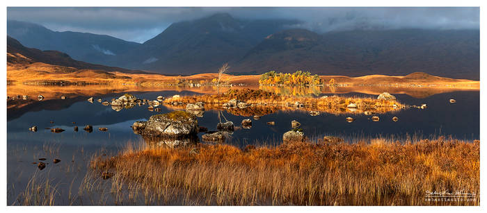 Lochan na h-Achlaise - Panorama