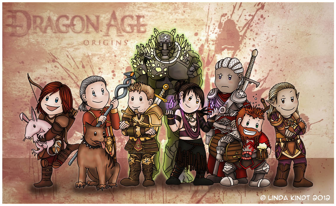 Dragon - age: Origins. Companions. by Rozalinna on DeviantArt