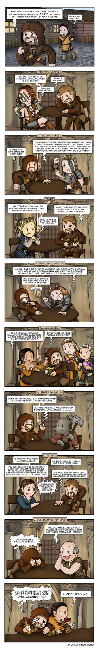 Skyrim: Dating by Isriana