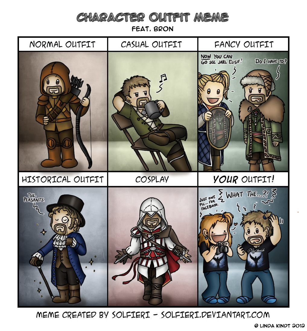 Character Outfit Meme: Bron