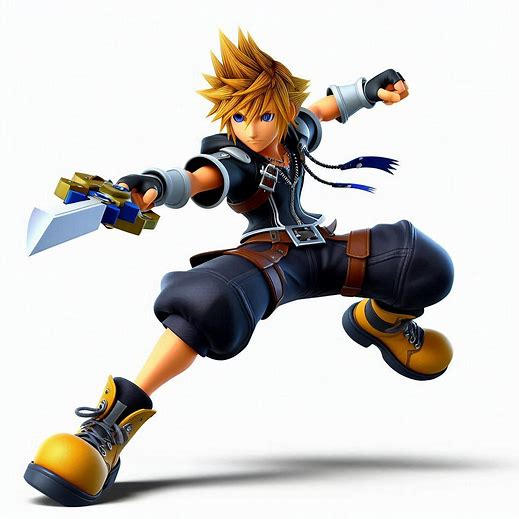 Roxas in Smash Ultimate by jittqs on DeviantArt