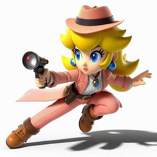 Detective Peach in Smash Ultimate (ALT) by jittqs on DeviantArt