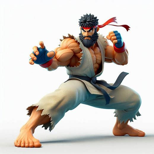 Beard Ryu in Smash Ultimate (ALT) by jittqs on DeviantArt