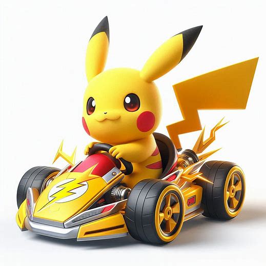 Pikachu in Sonic and Sega All Stars Racing by jittqs on DeviantArt