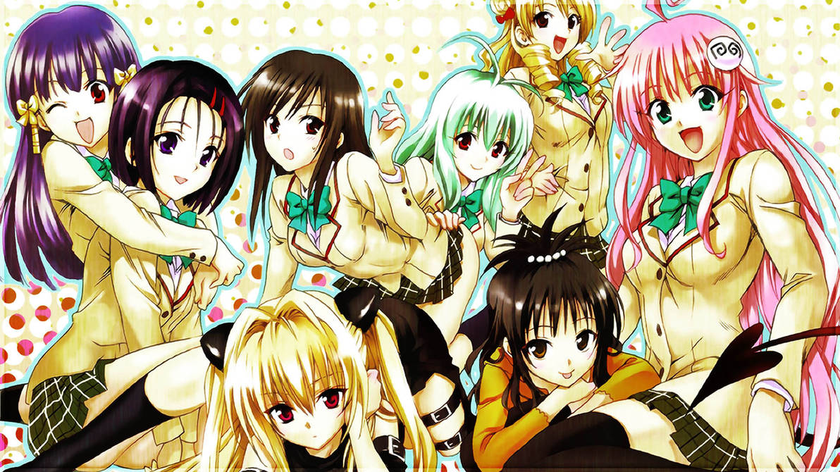 Lo Love Ru To-Love Ru (Wallpaper 01) by Dr-Erich on DeviantArt