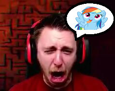 GoldGlove meets My little Pony reaction