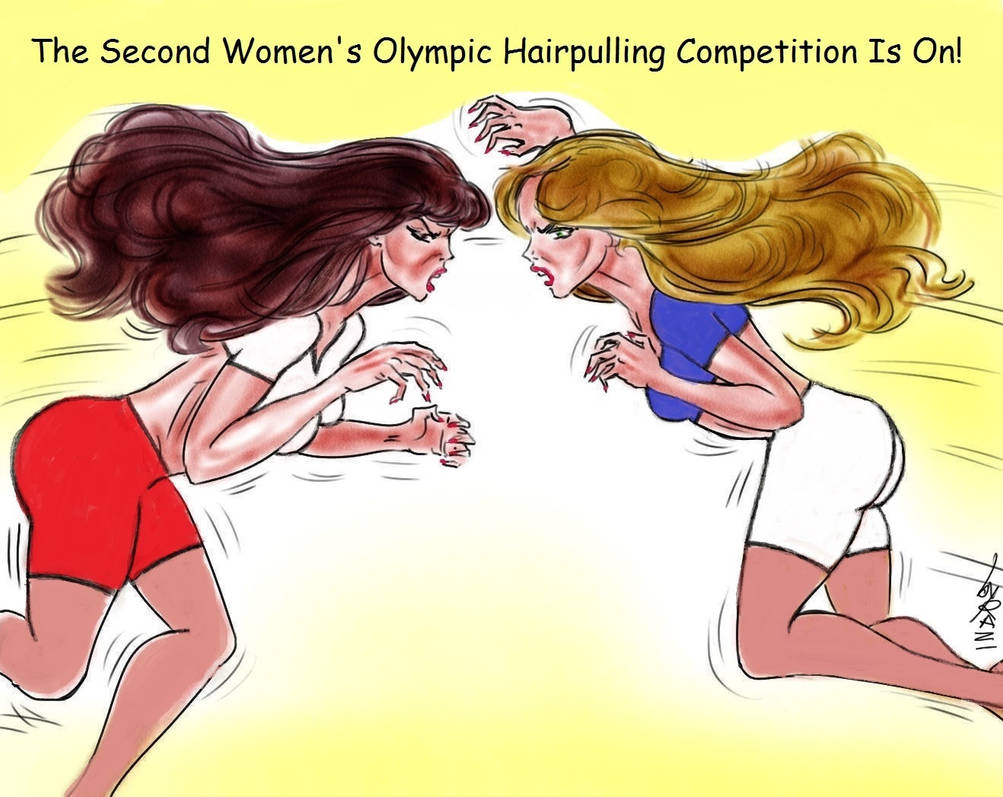 The Second Women's Olympic Hairpulling Competition by Brollywacker on  DeviantArt