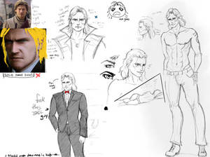 Liquid Snake sketch dump