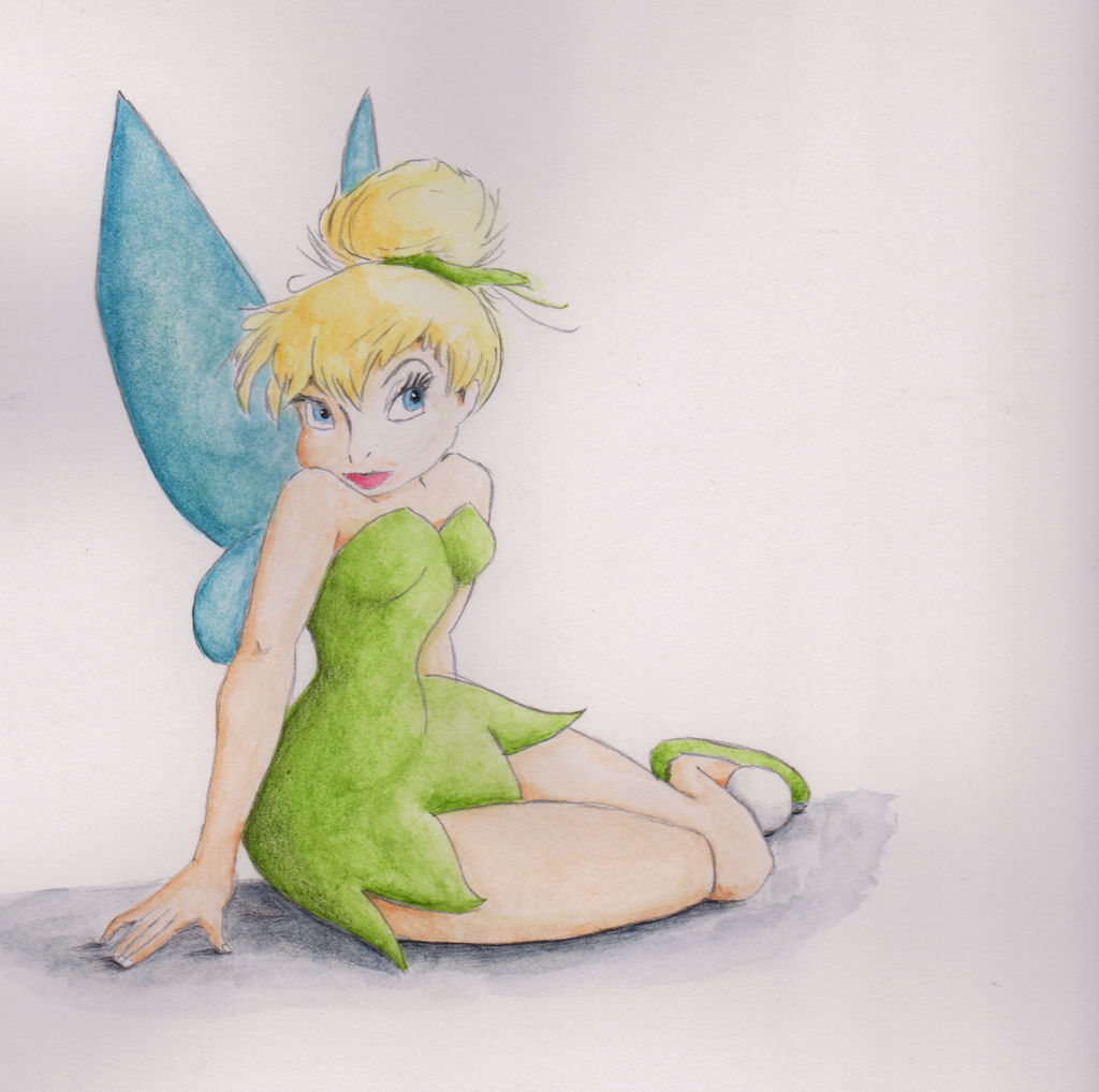 Tinker Bell in Watercolor