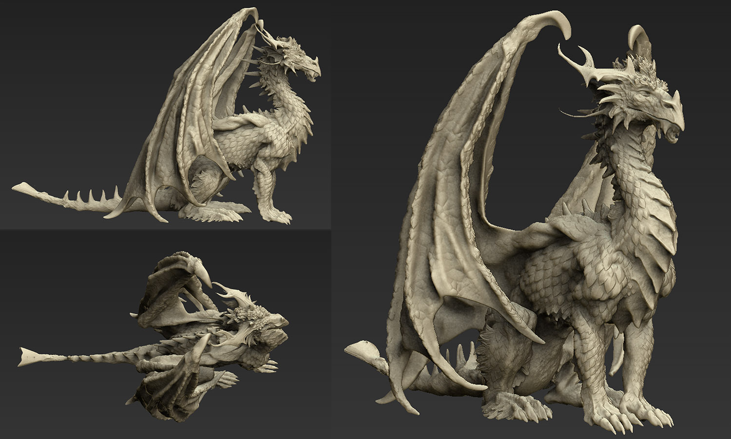 Dragon sculpt