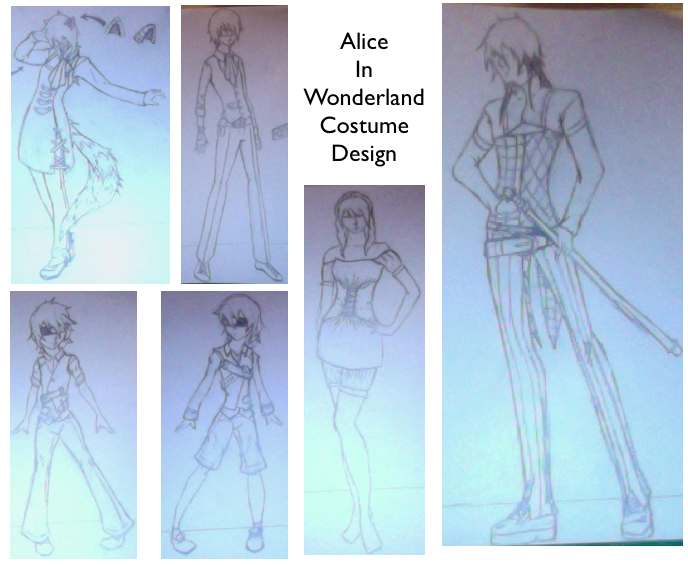 Alice in Wonderland Costume Design