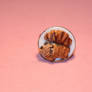 Realistic Polymer Clay Chocolate Croissants Ring