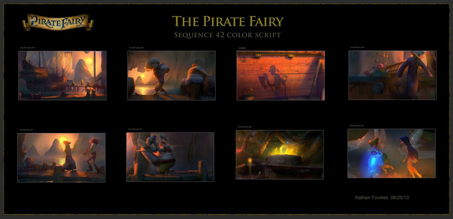 Disney Sequence Color Script 1