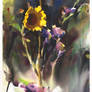 Sunflower in Watercolor