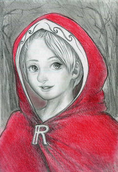 Little Red Riding Hood. Face.