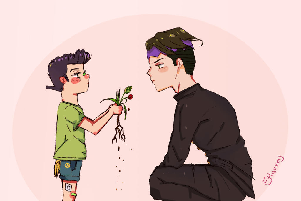 Joska X Rohan Josuke x Rohan(? by Ethsrraj on DeviantArt