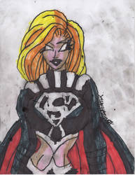 Original Black Lantern Supergirl