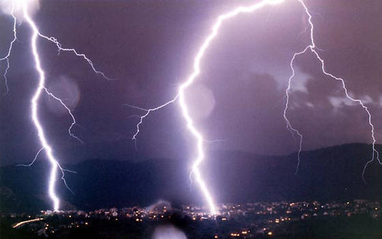 Lightning in Colorado Springs