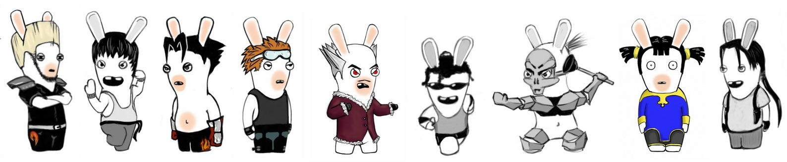 Tkd Rabbit Takken Raving Rabbids by Barbaroid on DeviantArt