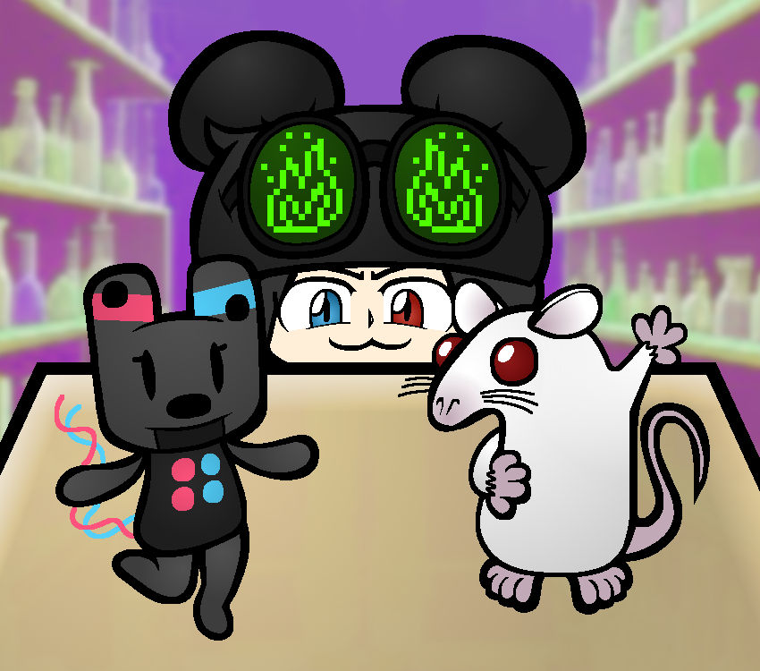 Lab (Mouse) Partners by SpookDaKook on DeviantArt