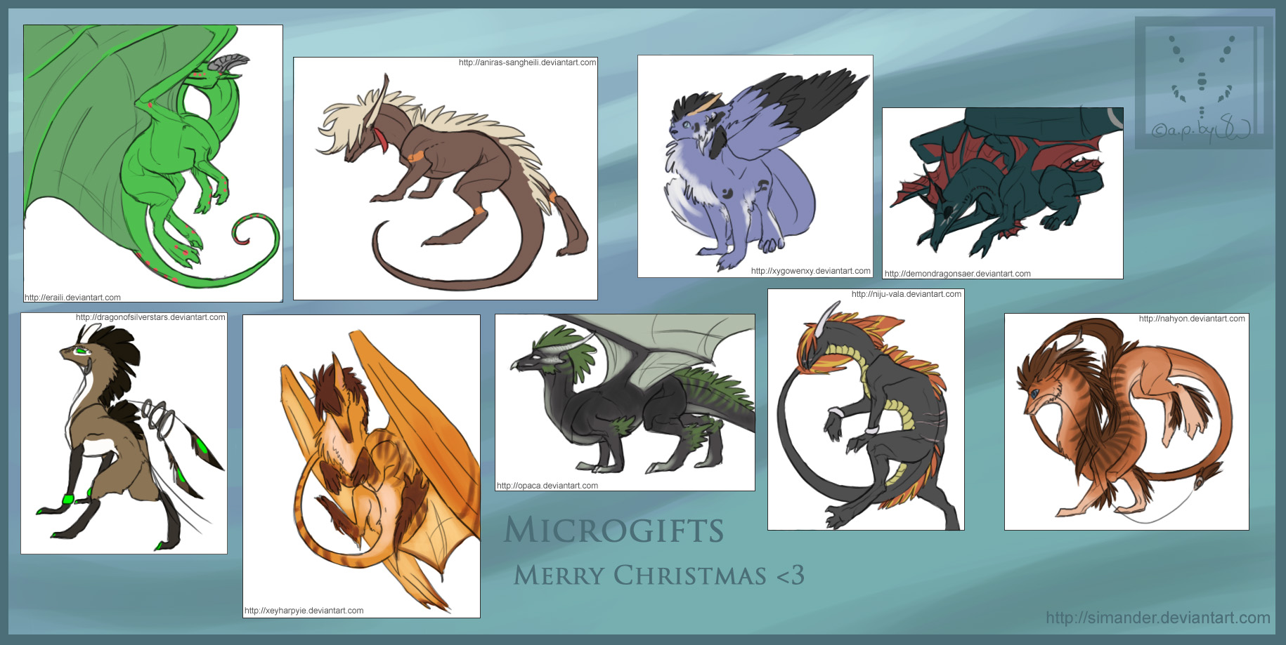 Microgifts Happy Holidays