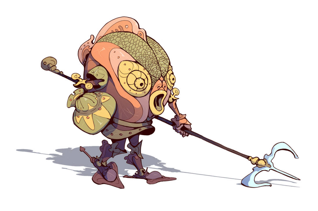 The FishKnight by sketchyleft on DeviantArt