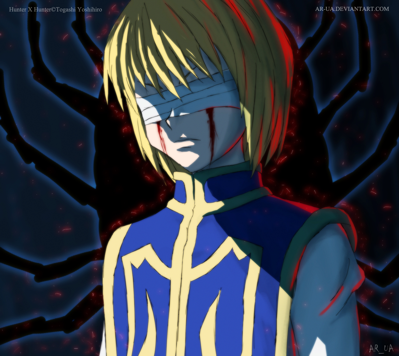 Hunter X Hunter Kurapika Red Eye Wallpaper