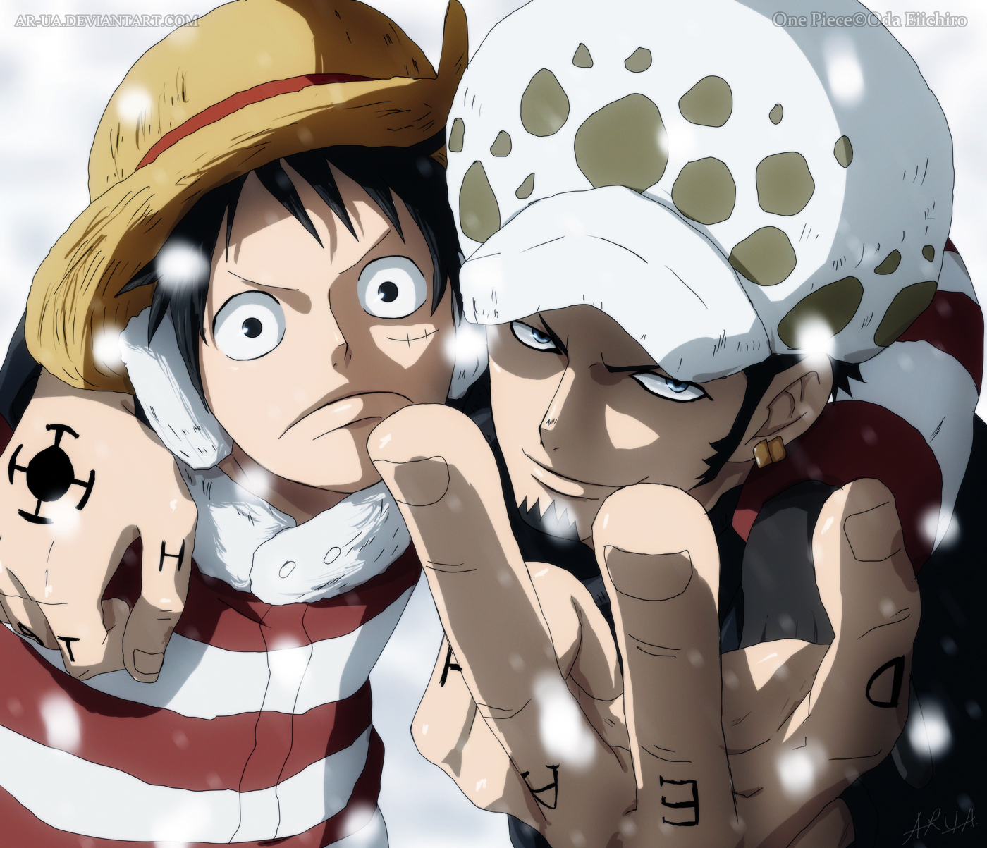 Law And Luffy By Ar Ua On Deviantart Law And Luffy By Ar Ua On Deviantart