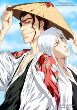 Collaboration Bleach: Kyoraku and Ukitake