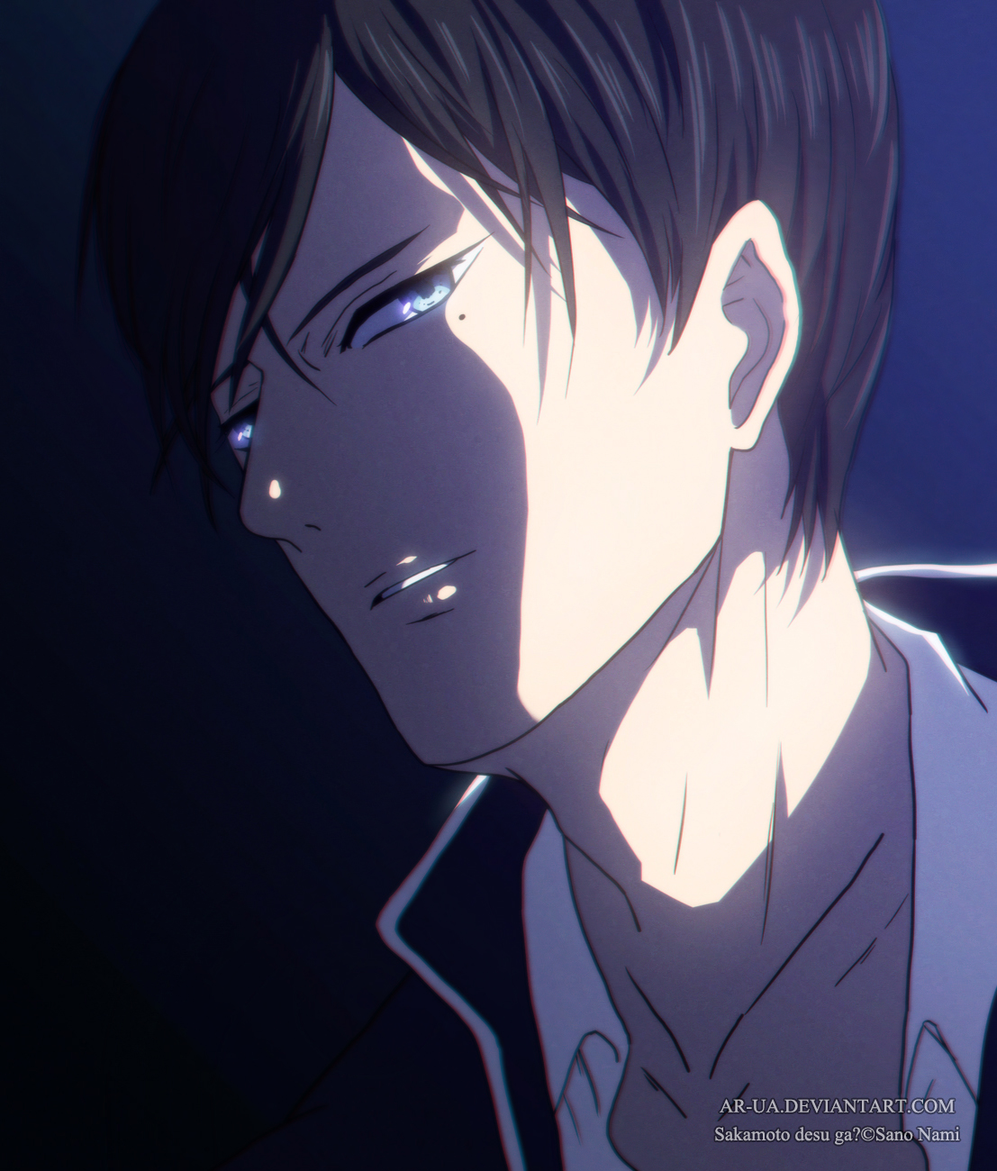 Sakamoto ^•  Anime, Otaku anime, Anime boy