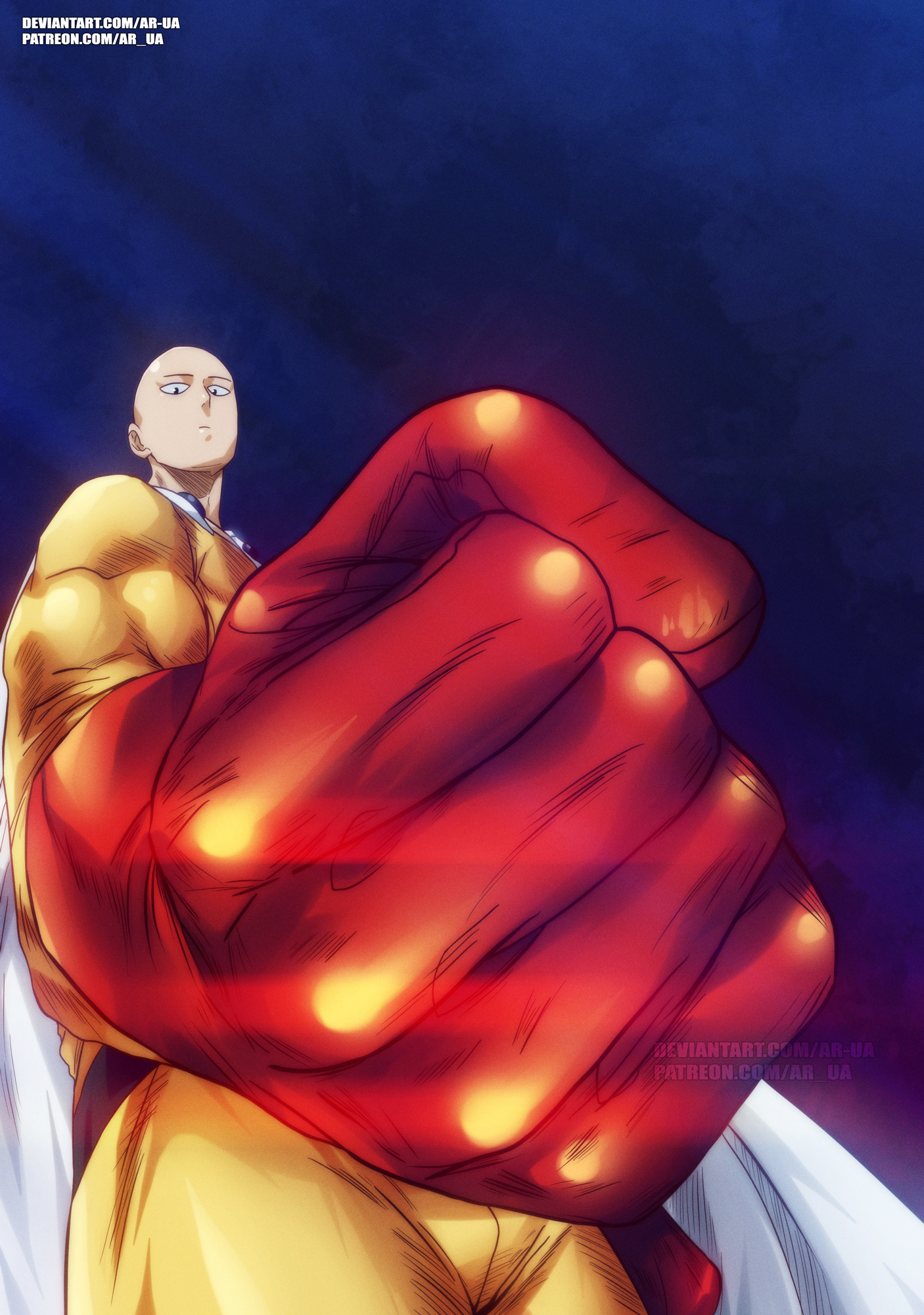 Saitama Serious One Punch Man by Alvein23 on DeviantArt