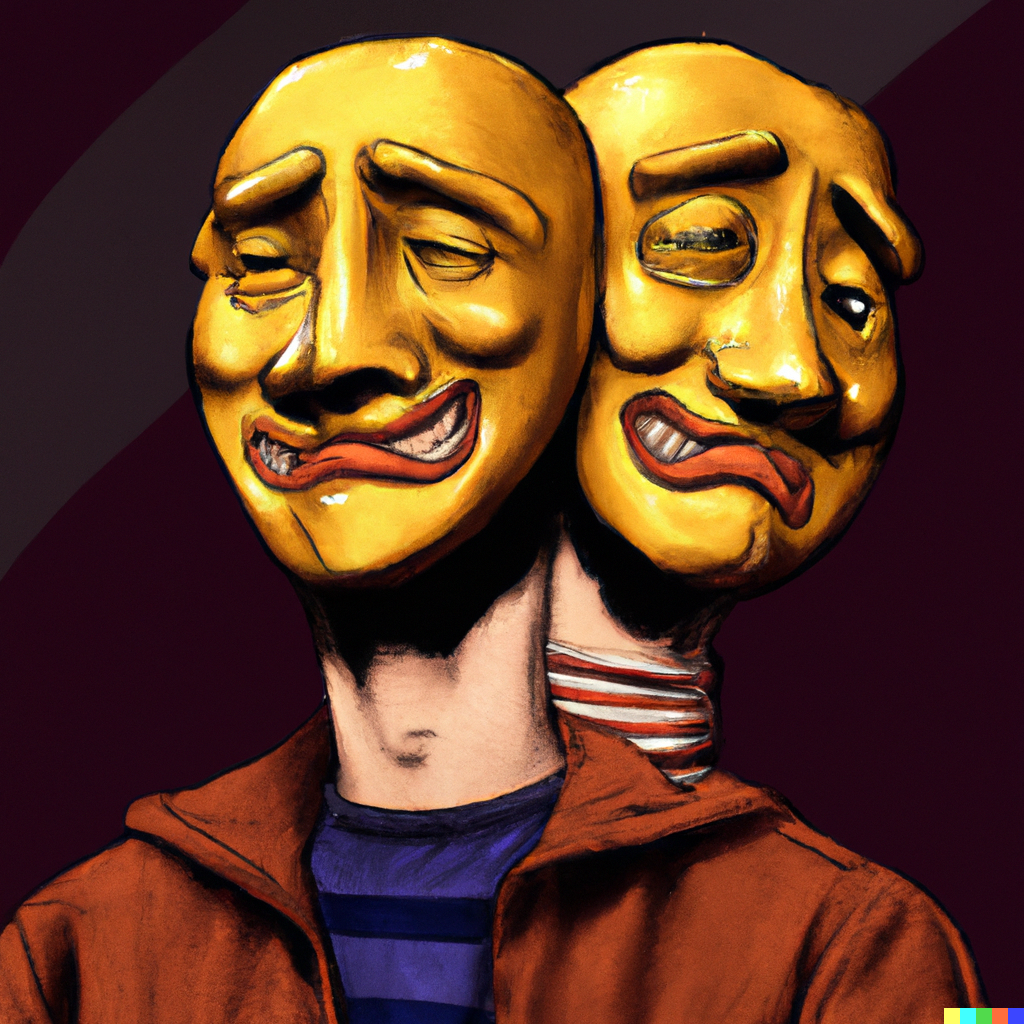 man with two heads by JeffersonSpyplane on DeviantArt