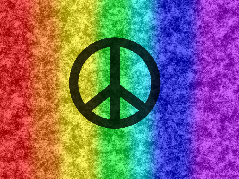 Rainbow Peace Wallpaper by 1gaaragirl on DeviantArt