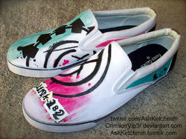 Blink-182 Canvas Slip-ons