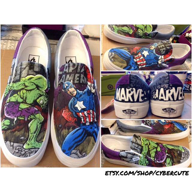 Hulk and Captain America Vans