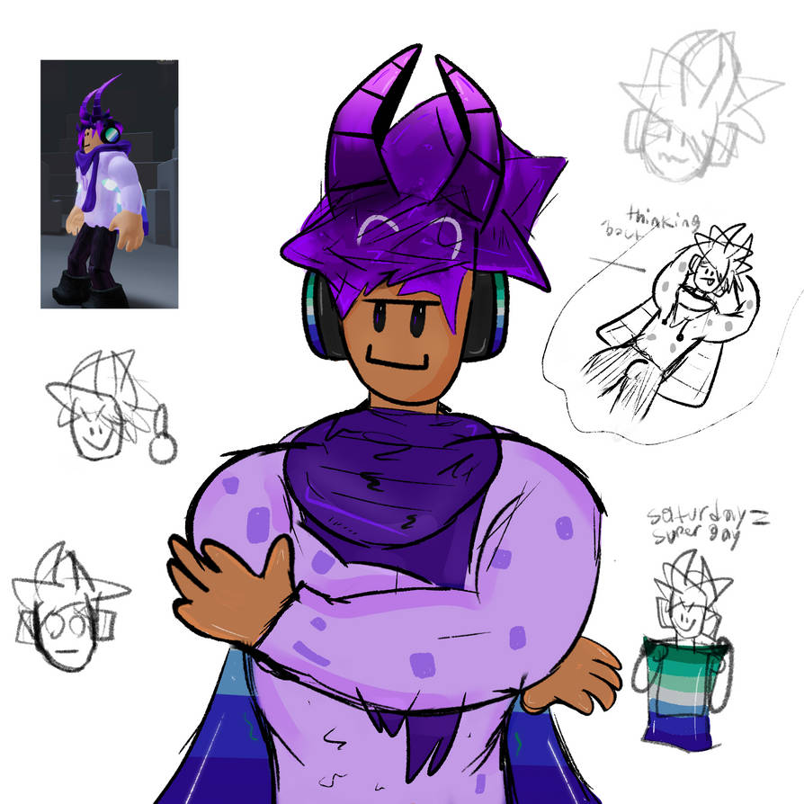 My Drawing Of My Roblox Avatar by CupcakeMelodyXoxox on DeviantArt
