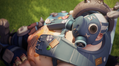 Blue Riddon Roid Hog Explore the Best Roadhog Art | DeviantArt