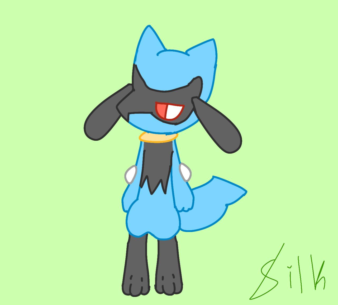 Riolu by silkvire1 on DeviantArt