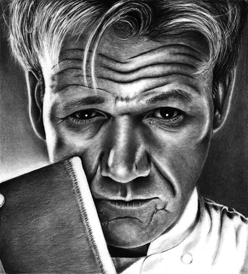 Chef Gordon Ramsay by HarryMichael on DeviantArt