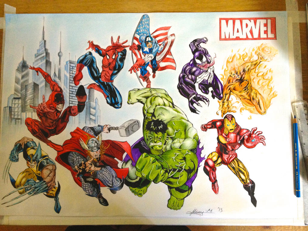 Марвер. Герои Марвел. Картинки Марвел. Рисование Марвел. Плакат с супергероями.