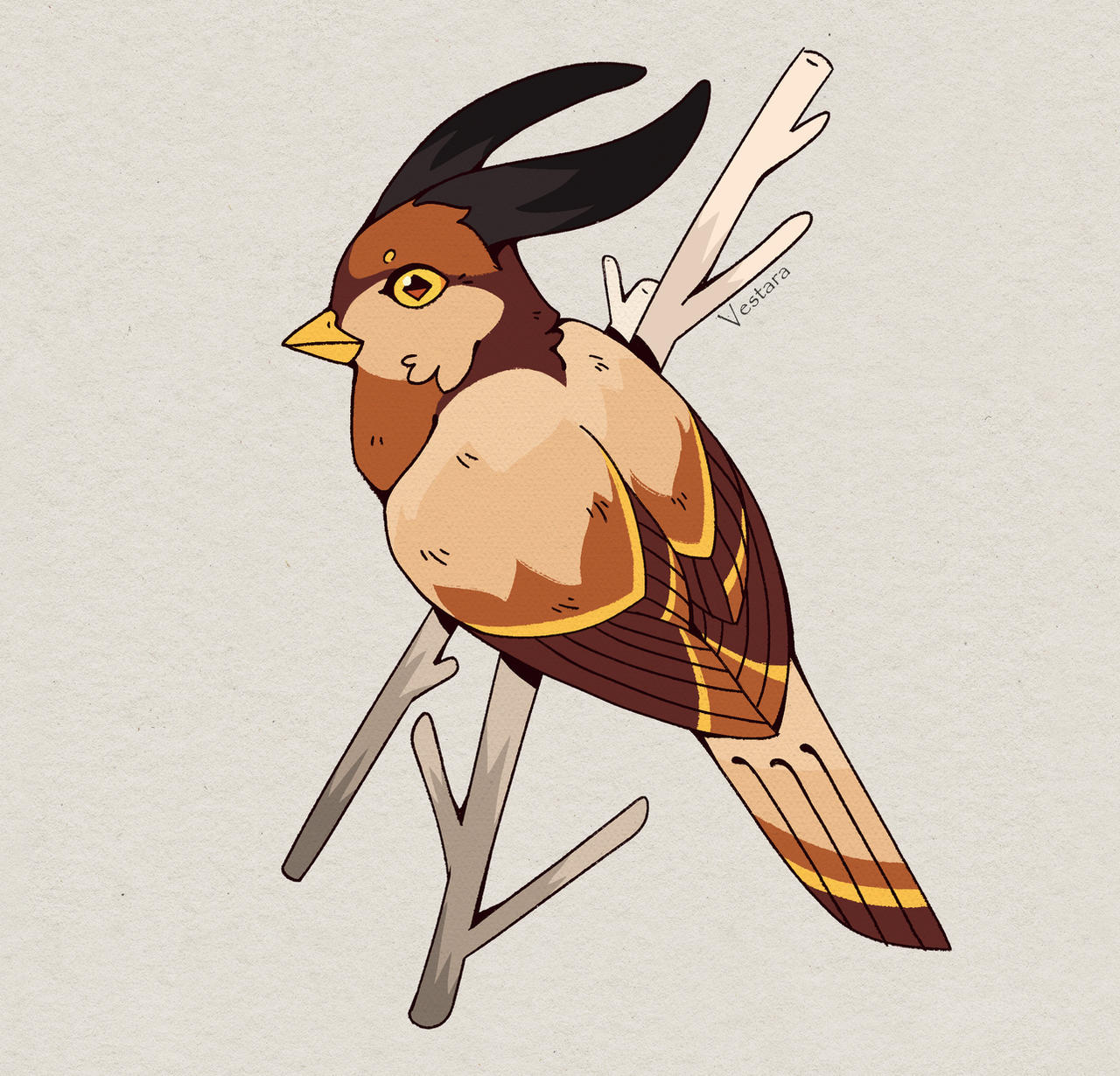 Horned Gopher Deviantart Horned bird 3 by VestaraArron on DeviantArt
