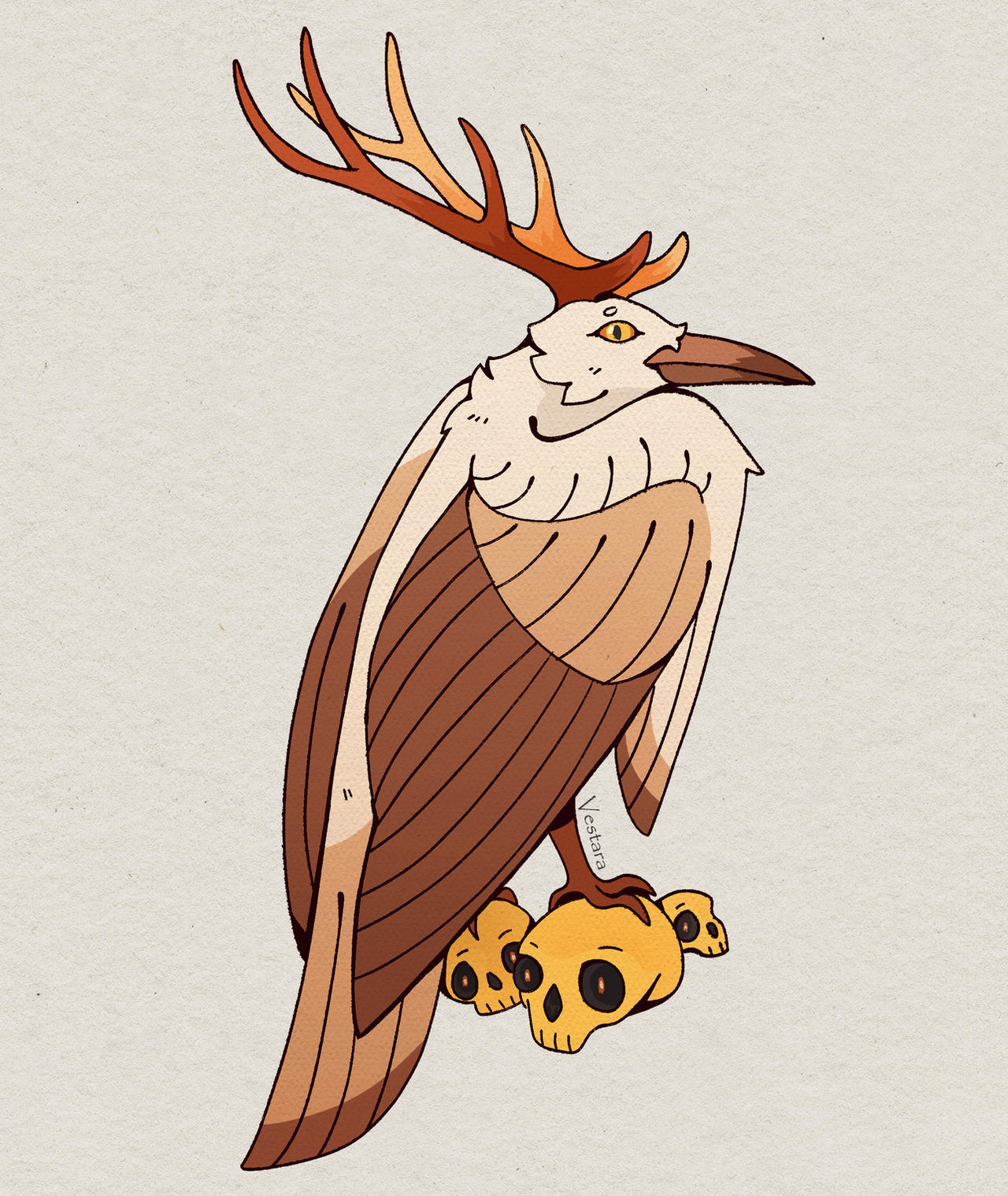 Horned Gopher Deviantart Horned bird 5 by VestaraArron on DeviantArt