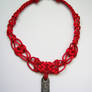 Red Chinese Knots Necklace