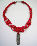 Red Chinese Knots Necklace