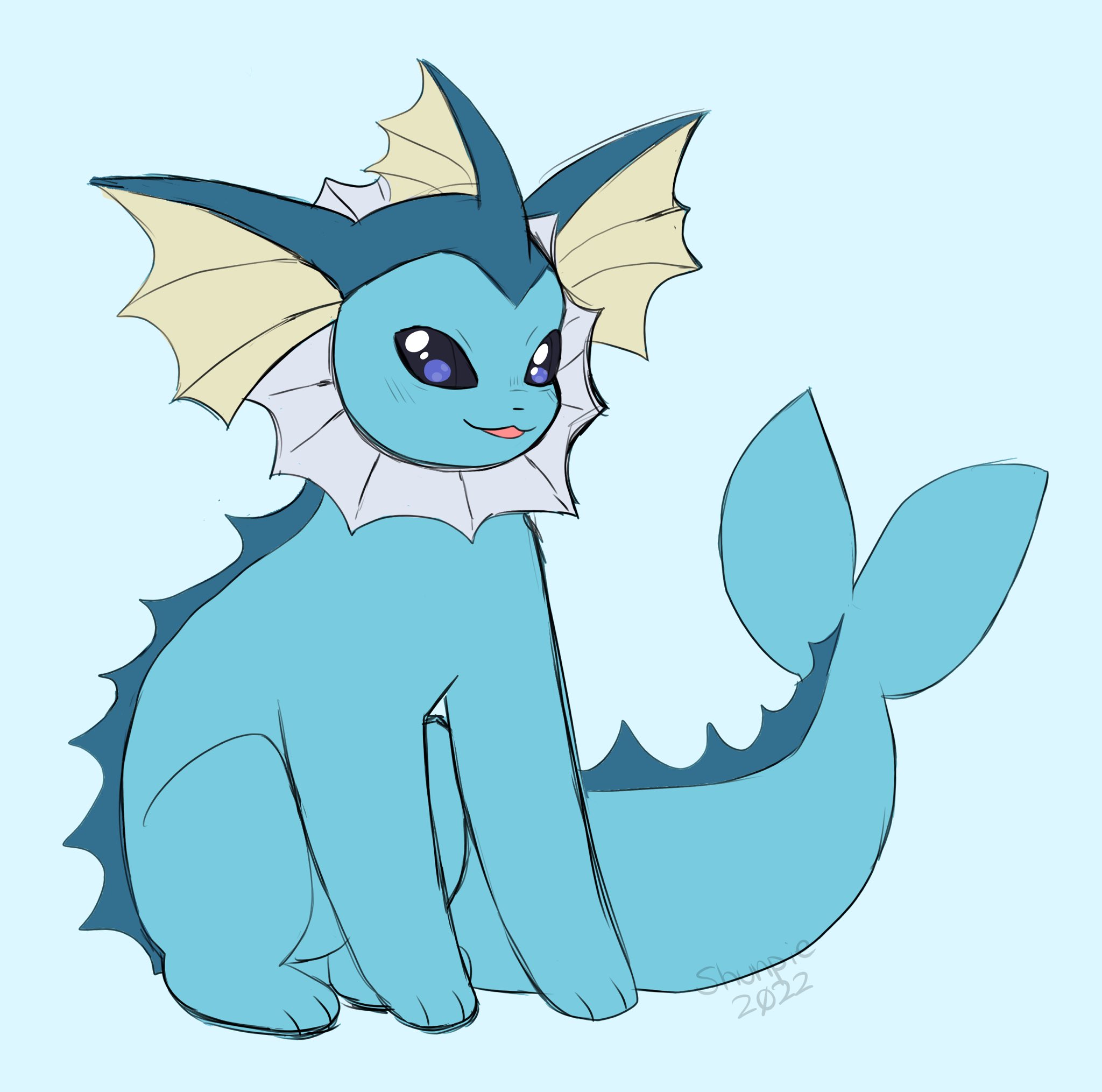 Vaporeon Fan Art By Kiripi On DeviantArt vaporeon-fan-art-by-kiripi-on-deviantart