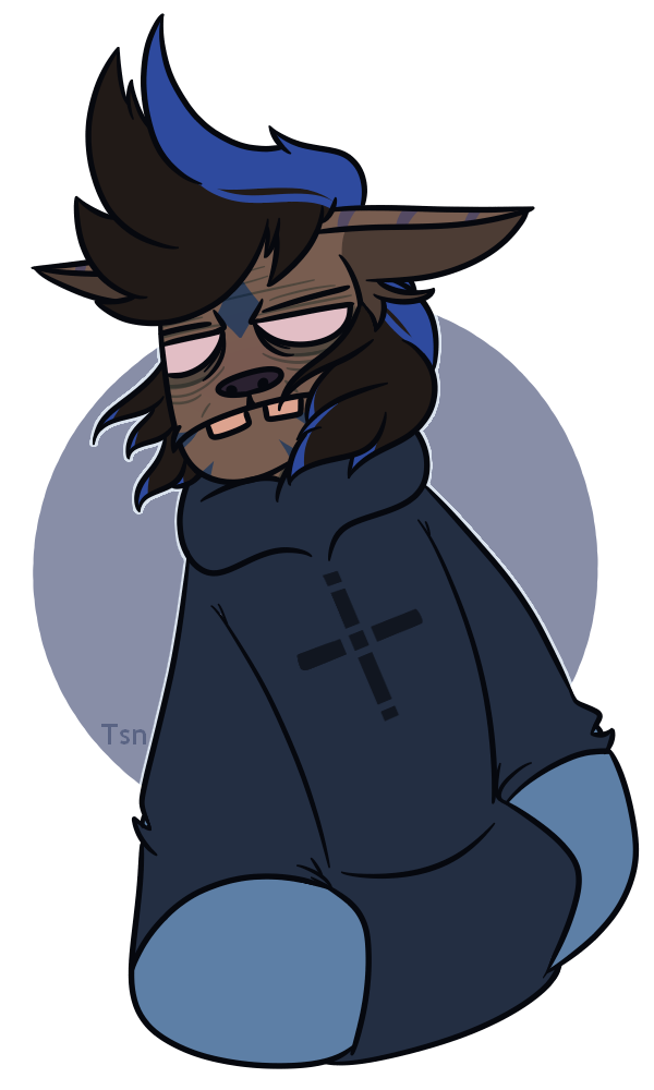 Blue Rabbit Fursona Bunny Fursona (Ref?) by sushyte on DeviantArt